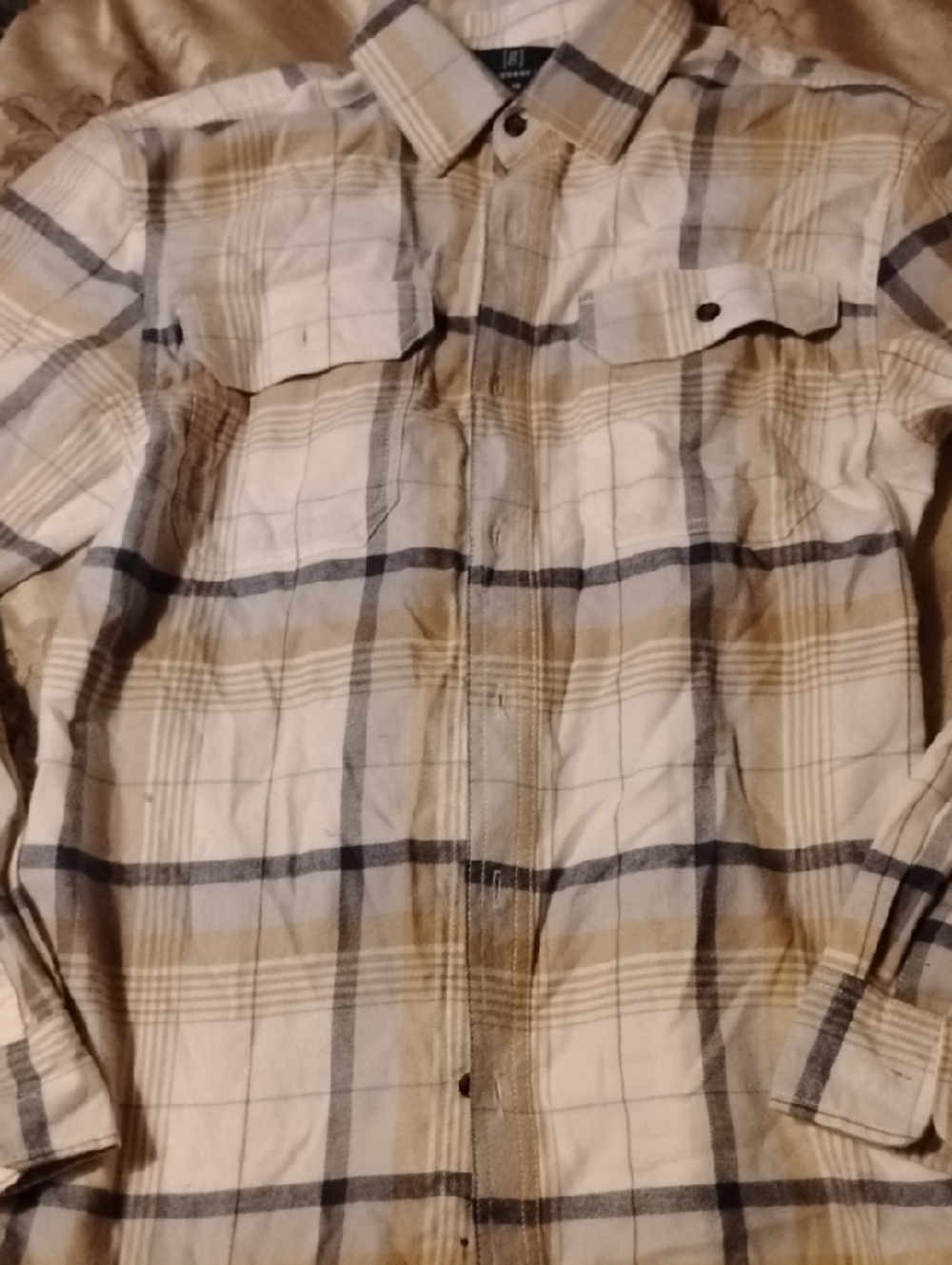 Men's X-Small Flannel George Button Up Shirt